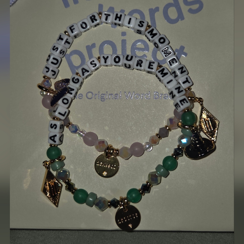 2 Little Words Project Custom Bracelets NEW